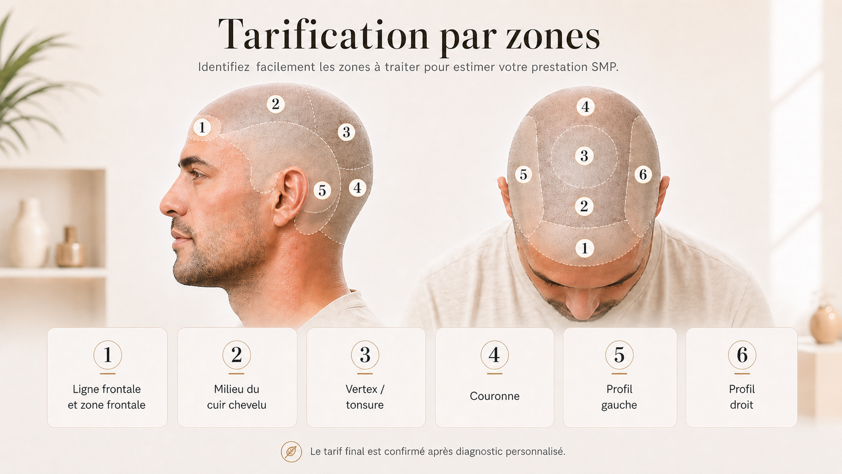 Tarification par zones ScalpCare SMP